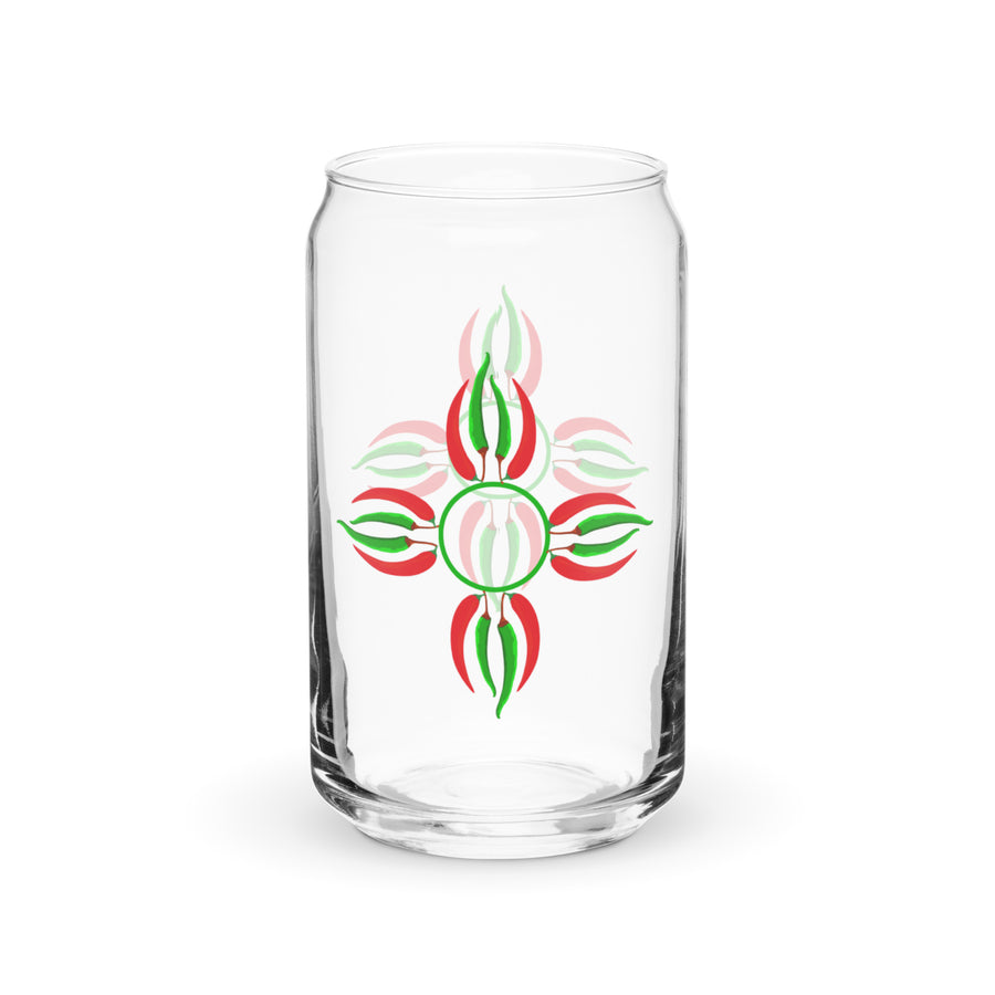Chile Zia Can Glass