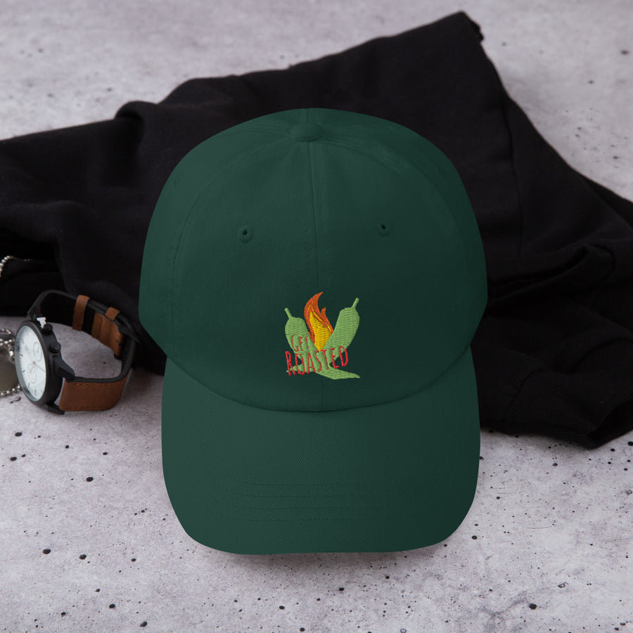Dark Green Get Roasted Dad Hat