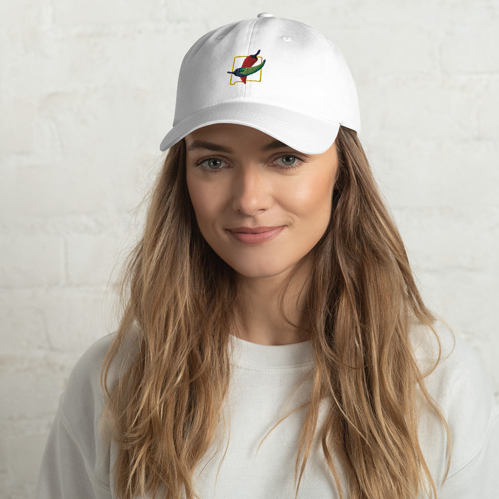 White State Question Dad Hat