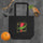 NM State Question Tote Bag — eco tote bag in black, front view