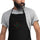 Chile Zia Embroidered Apron — embroidered apron in black, close-up