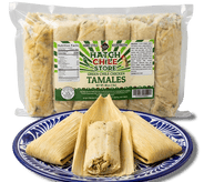 Hatch Green Chile Chicken Tamales