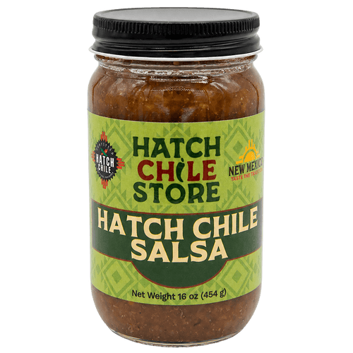 16 oz jar of Hatch chile salsa