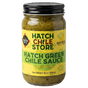 Hatch green chile sauce, medium — 16 oz jar of authentic New Mexico green chile