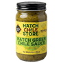 Hatch green chile sauce, medium — 16 oz jar of authentic New Mexico green chile