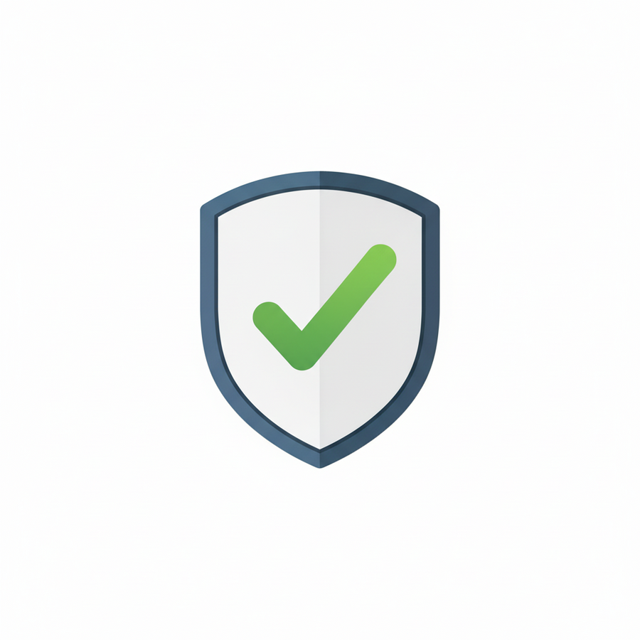 Shipping protection shield icon