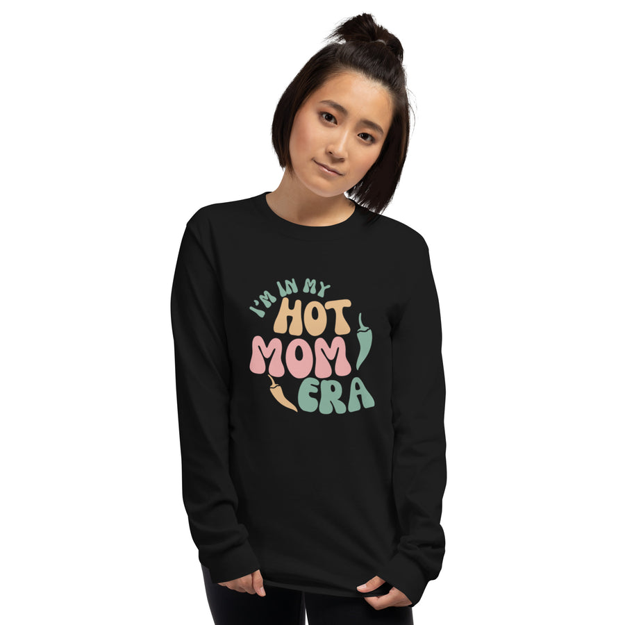 Era Long Sleeve Shirt — men's long sleeve shirt in black, front view