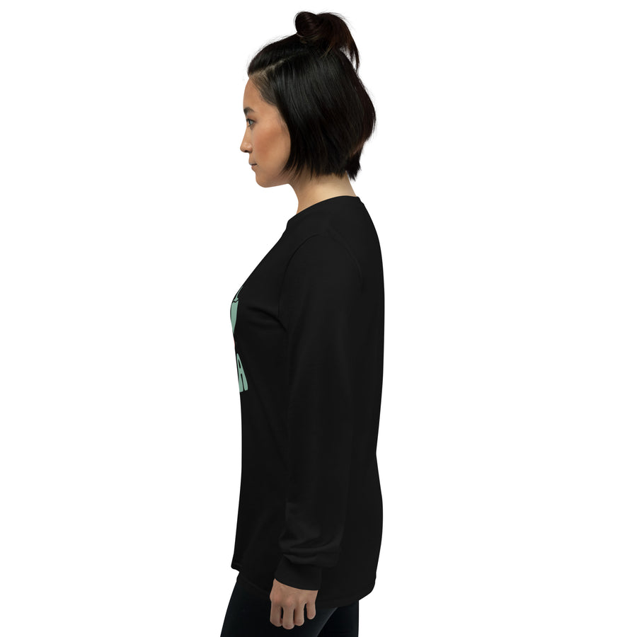 Era Long Sleeve Shirt — men's long sleeve shirt in black, left view