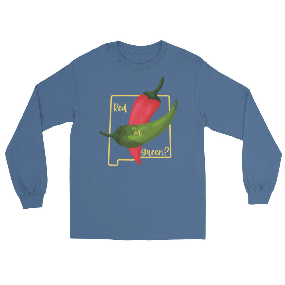 Blue State Question Long Sleeve Shirt