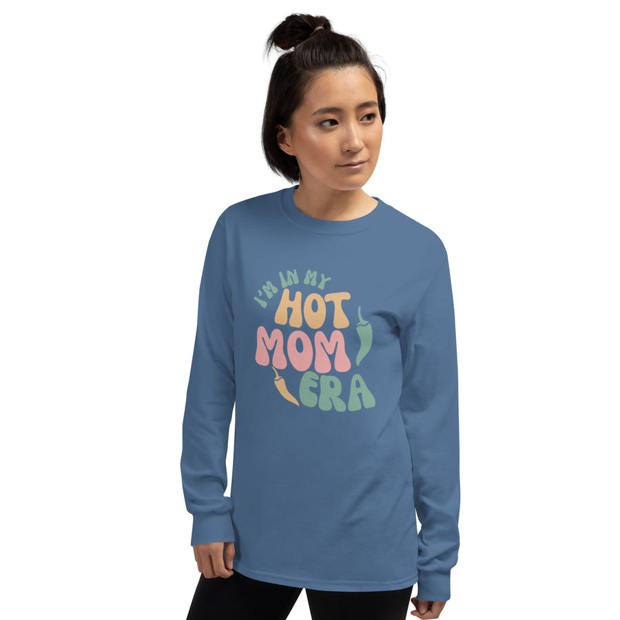 Era Long Sleeve Shirt — men's long sleeve shirt in indigo blue, front left view