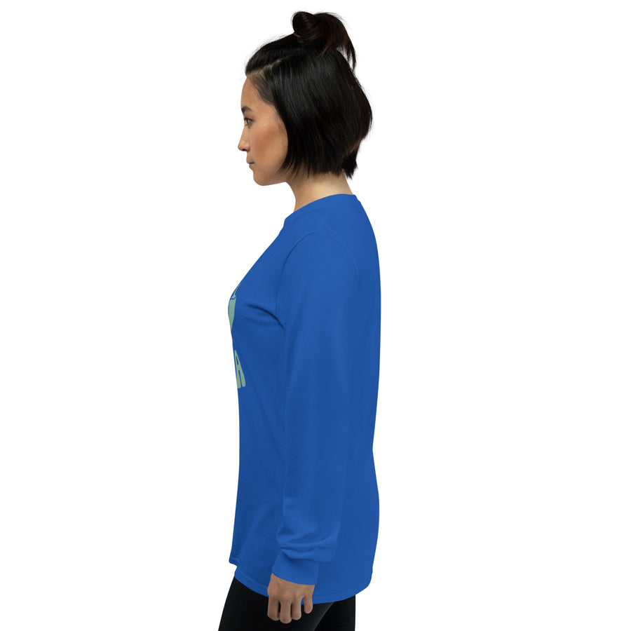 Era Long Sleeve Shirt — men's long sleeve shirt in royal, left view