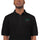 Hatch Chile Store premium polo in black, worn by a model