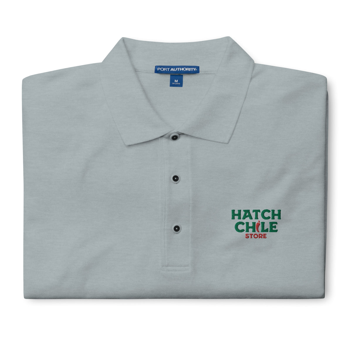 Blue HATCH CHILE STORE PREMIUM POLO - Hatch Green Chile Store