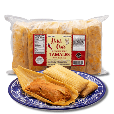Hatch Red Chile Pork Tamales
