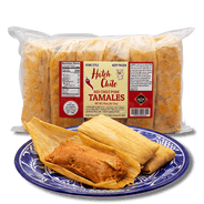 Hatch red chile pork tamales