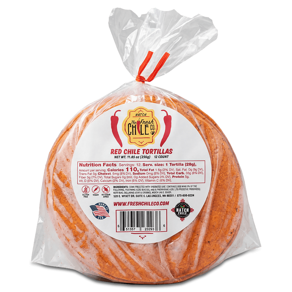 Red Chile Corn Tortillas