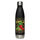 Red & Green Water Bottle — stainless steel water bottle, 17 oz in black, right view