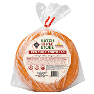 Hatch red chile corn tortillas