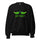 Got Chile? Sweatshirt — crew neck sweatshirt in black, front view