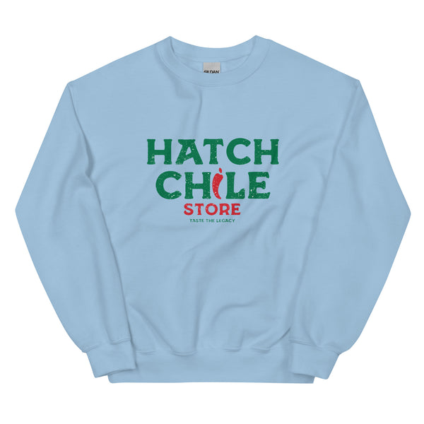 Blue Hatch Chile Store Sweatshirt - Hatch Green Chile Store