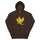 Get Roasted Hoodie — unisex hoodie in dark chocolate, front view
