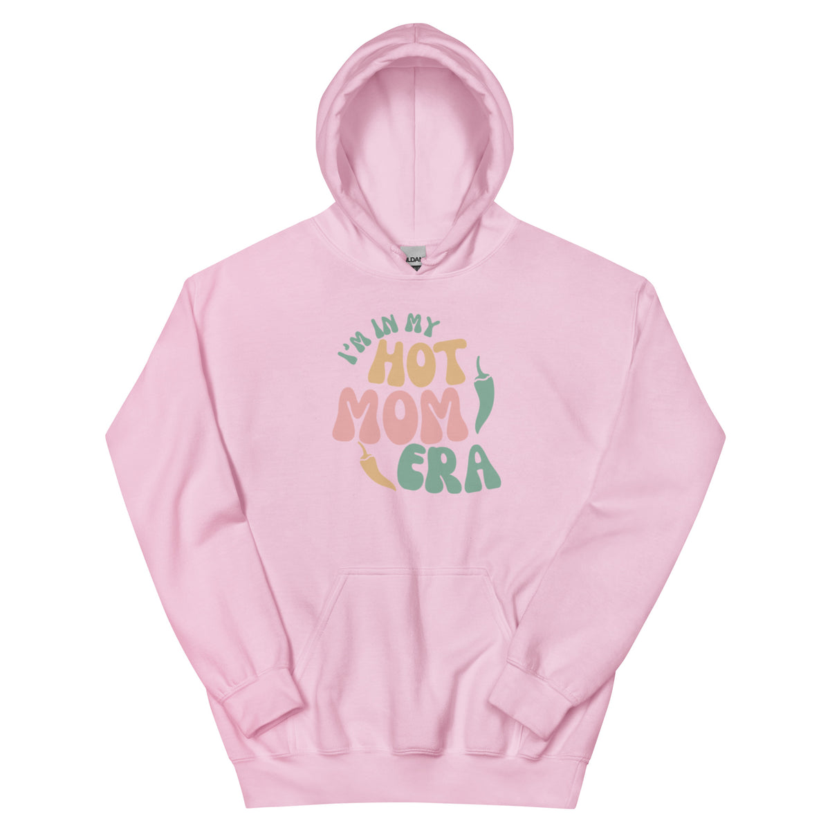 Printed Era Hoodie Pink