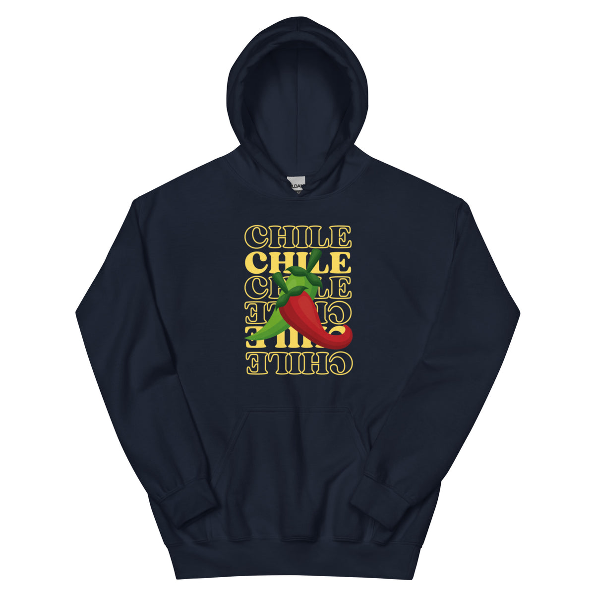 Blue - Red & Green Hoodie