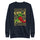 Red & Green Sweatshirt — unisex sweatshirt in navy blazer, front view