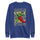 Red & Green Sweatshirt — unisex sweatshirt in team royal, front view