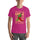 Red & Green Shirt — unisex t-shirt in berry, front view