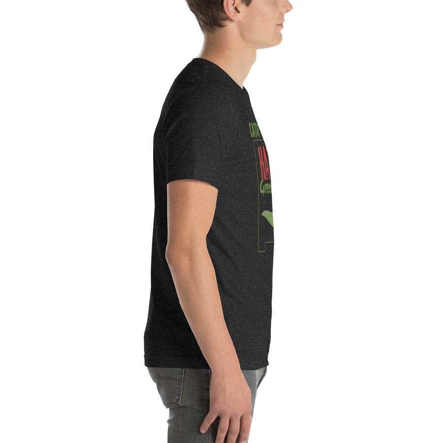 Catch The Hype T-Shirt — unisex t-shirt in black heather, right view