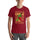Red & Green Shirt — unisex t-shirt in cardinal, front view