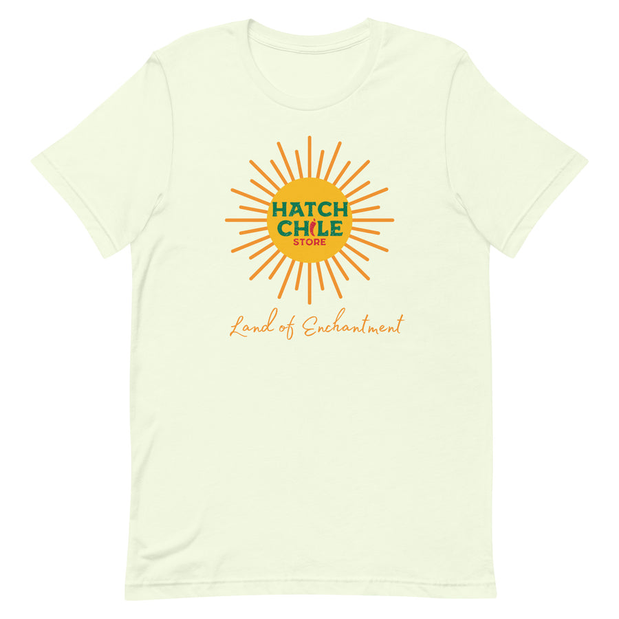 Land of Enchantment Shirt — unisex t-shirt in citron, front view