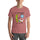 PSA t-shirt in pink with cartoon chile design, worn by a model