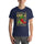 Red & Green Shirt — unisex t-shirt in navy, front view