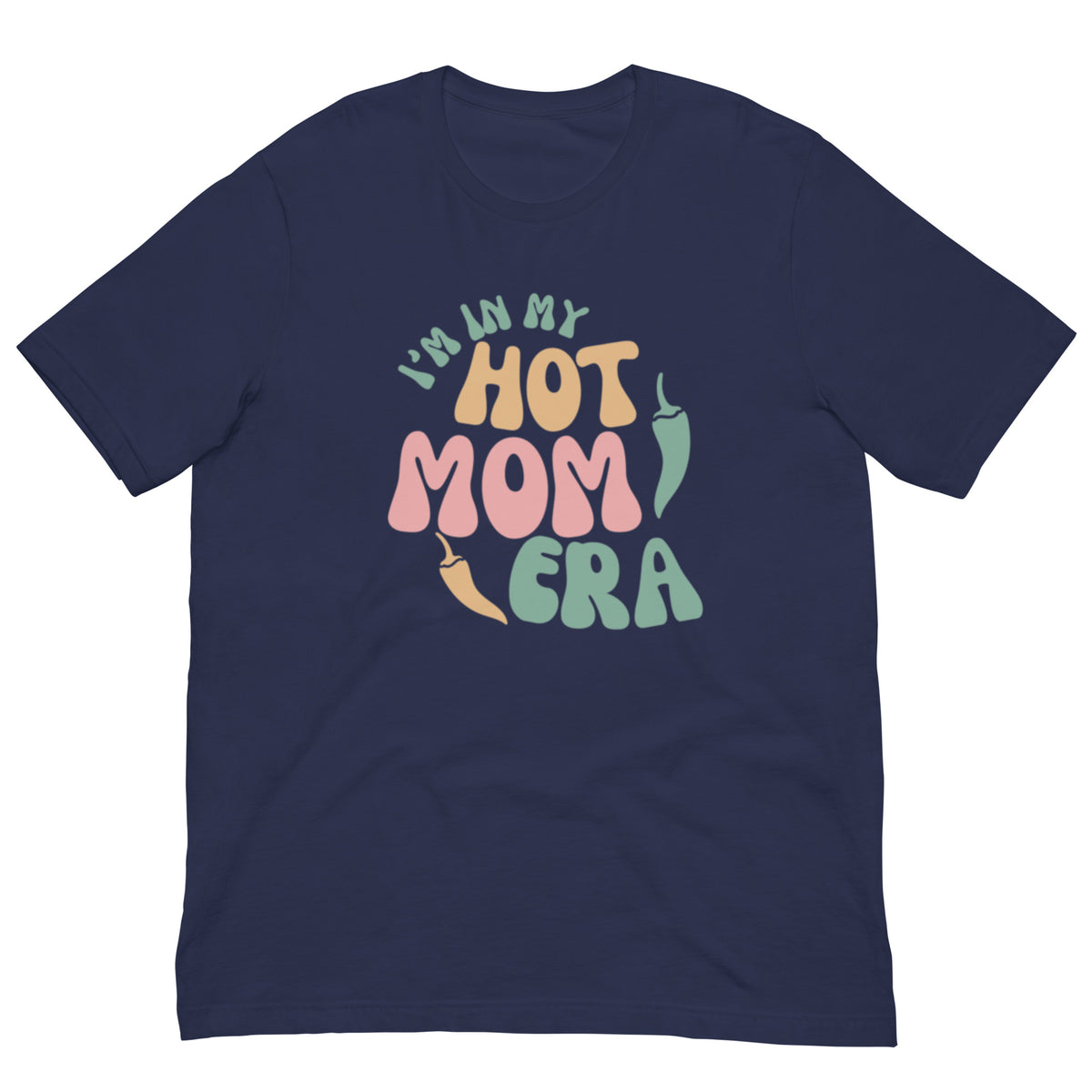 Era Shirt — unisex t-shirt in navy, front view