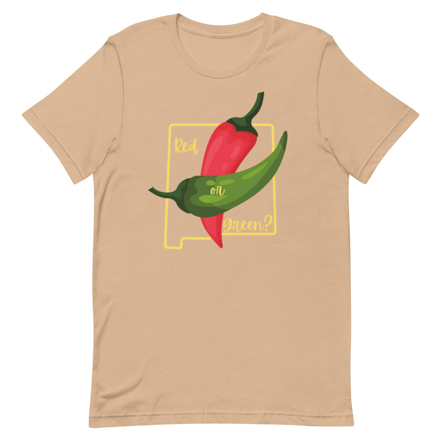 Beige State Question Shirt