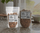 Green chile pecans in 8 oz and 16 oz resealable bags on a counter
