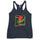State Question Women's Tank — women's racerback tank top in vintage navy, front view