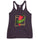 State Question Women's Tank — women's racerback tank top in vintage purple, front view