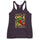 Red & Green Women's Tank — women's racerback tank top in vintage purple, front view