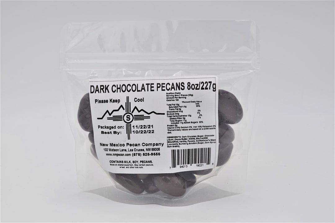 Dark  Chocolate Covered Pecans