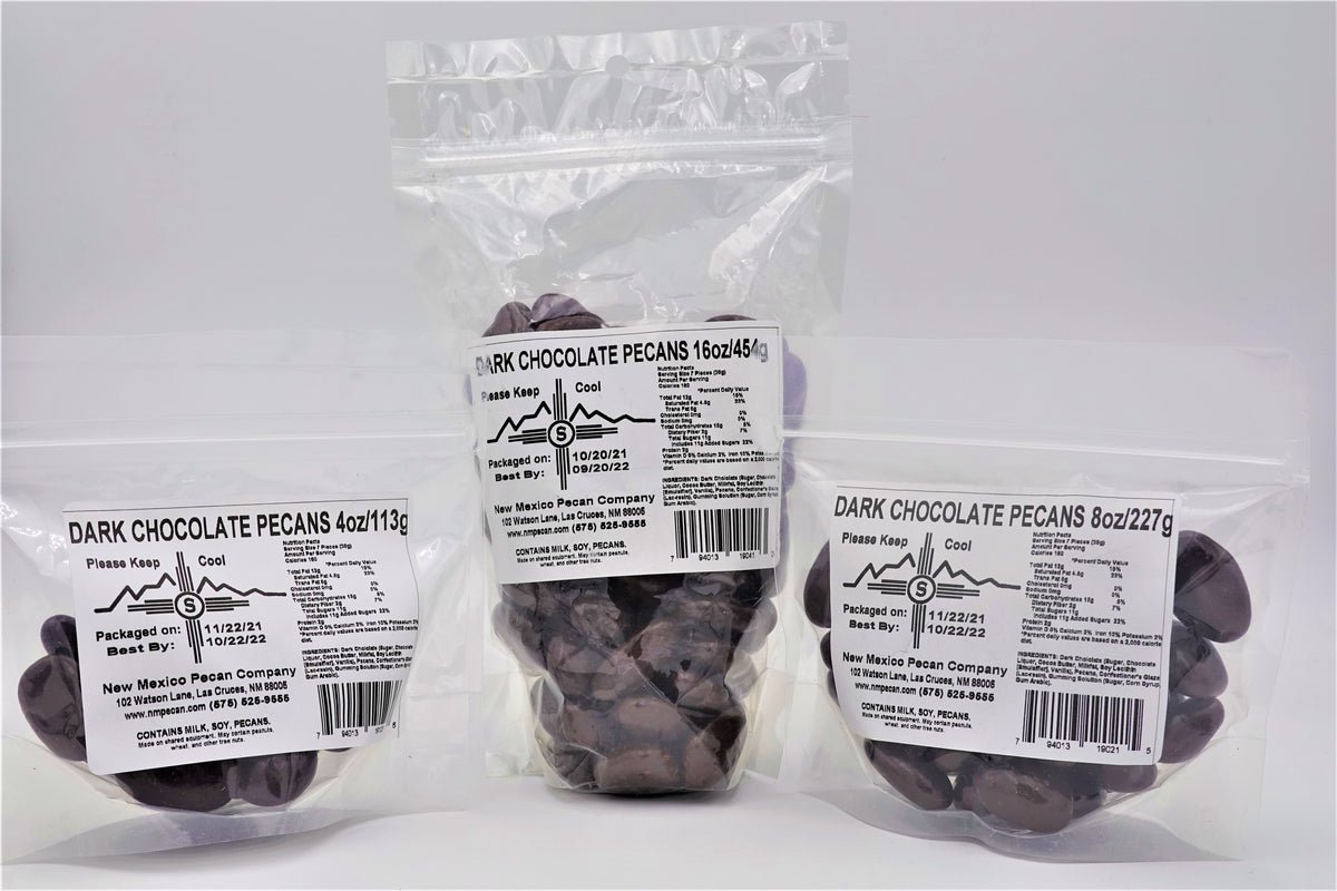 Dark Chocolate Covered Pecans - Hatch Green Chile Store