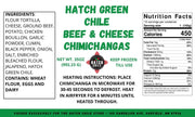 Hatch Green Chile Beef & Cheese Chimichangas