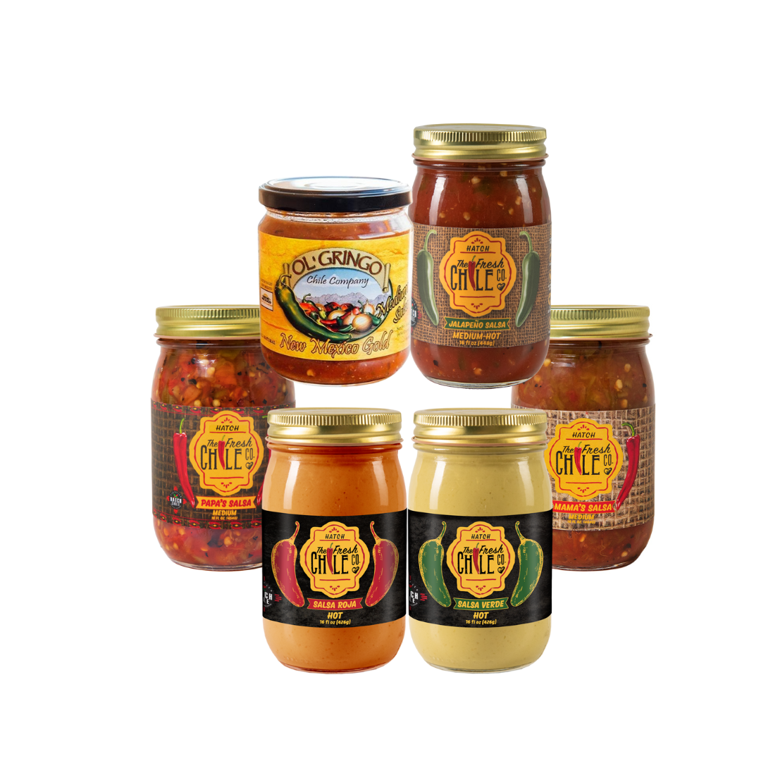 Hot Salsa Jar Sampler - Hatch Green Chile