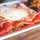 Red Chile enchiladas topped with a fried egg