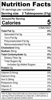 NutritionLabel Aztec Pueblo