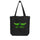 Got Chile Tote Bag — eco tote bag in black, front view