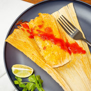 Hatch Green Chile Chicken Tamales