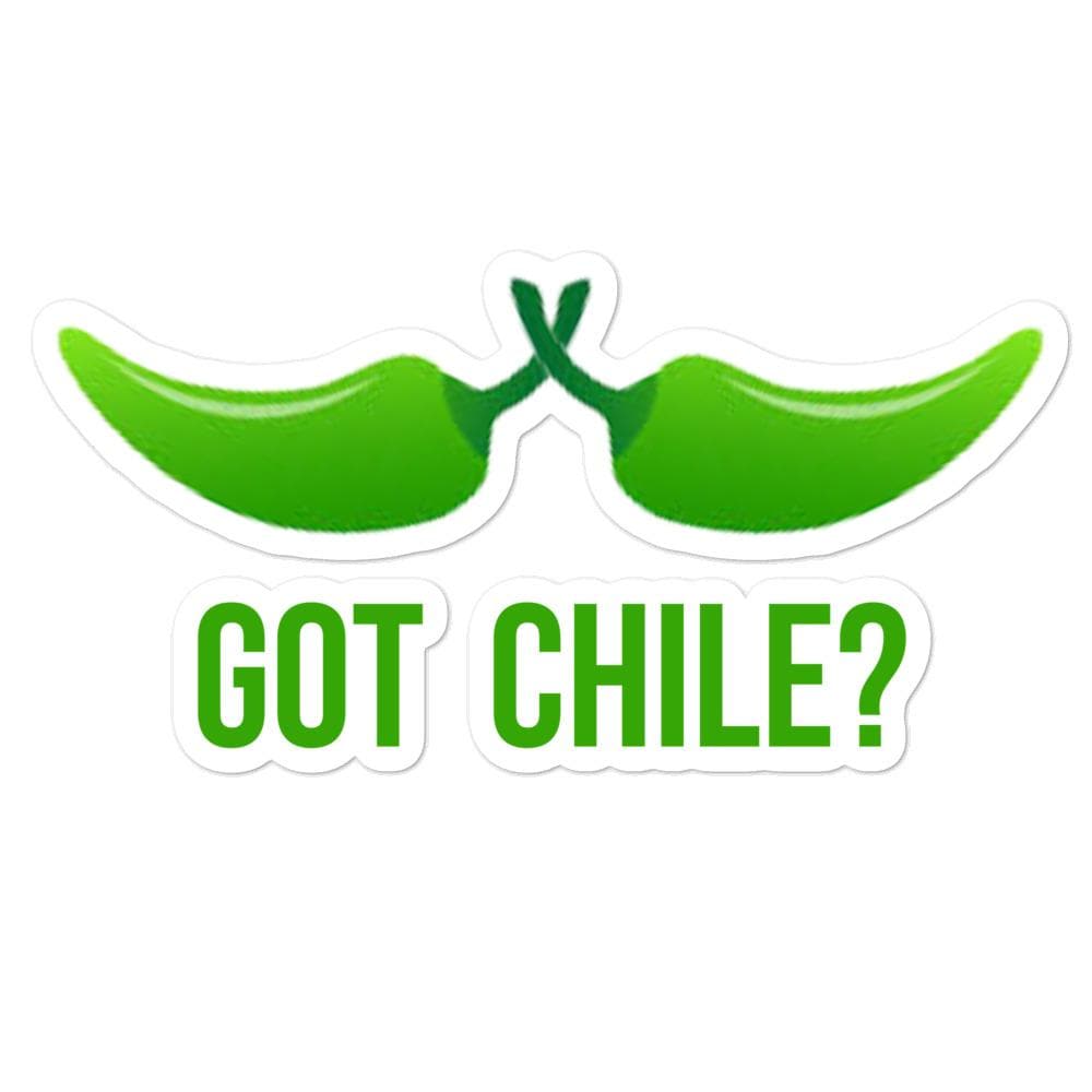 Chile Mustache Sticker — kiss-cut sticker, 5.5x5.5 in